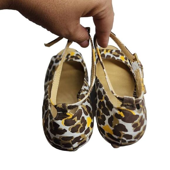 Colin Stuart Women's Multicolor Animal Print Peep Toe Wedge Heel Sandal Size 10B - Picture 9 of 13